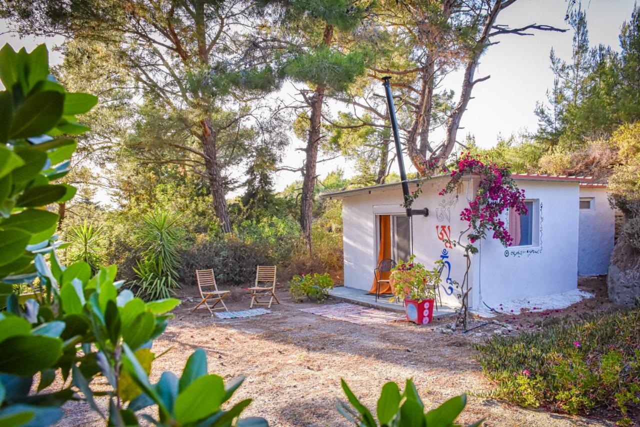 Drolma Ling Nature Cabins Theologos  Ngoại thất bức ảnh