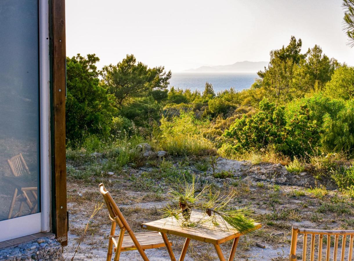 Drolma Ling Nature Cabins Theologos  Ngoại thất bức ảnh