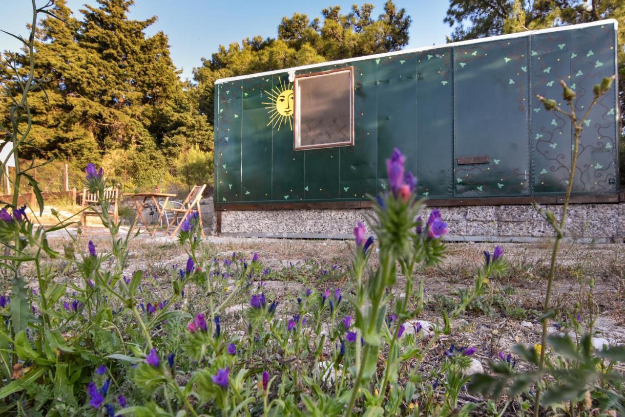 Drolma Ling Nature Cabins Theologos  Ngoại thất bức ảnh