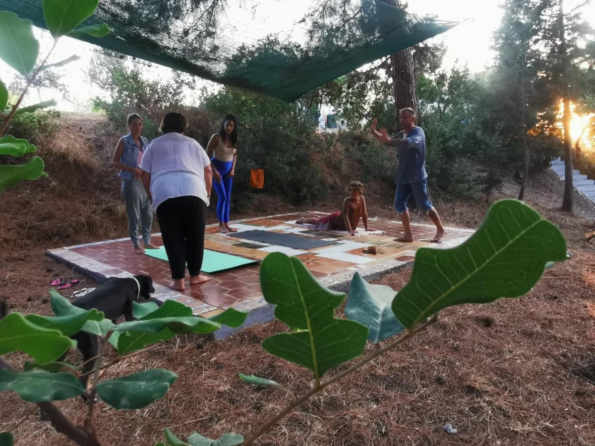 Drolma Ling Nature Cabins Theologos  Ngoại thất bức ảnh