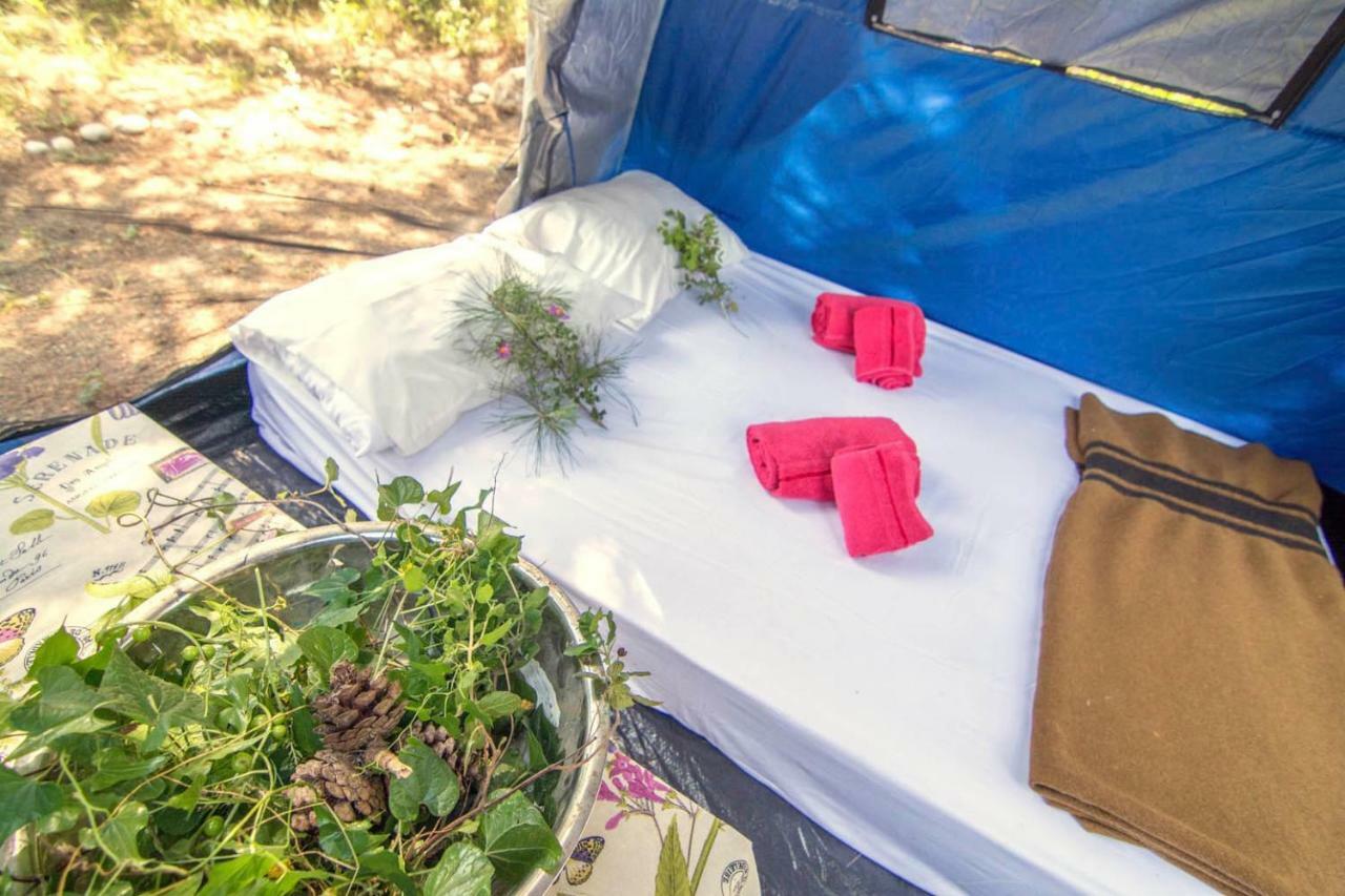 Drolma Ling Nature Cabins Theologos  Ngoại thất bức ảnh
