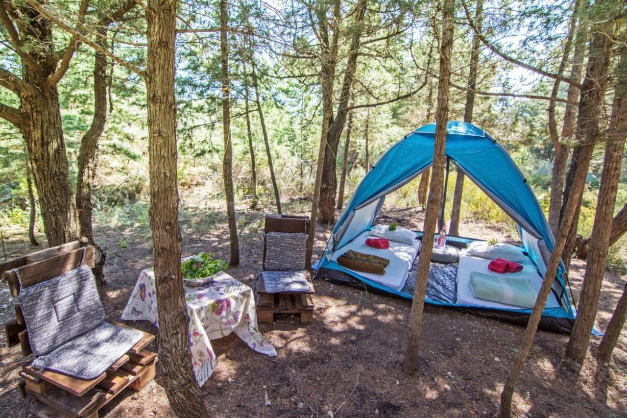 Drolma Ling Nature Cabins Theologos  Ngoại thất bức ảnh